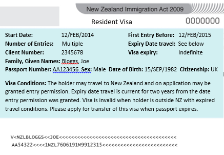 Indefinite visa nz